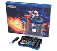 Draper 62 Piece Tool Set Advent Calendar 2025 - Limited Edition Christmas for DIY, Car & Motor Enthusiasts - 24 Day Xmas Countdown with Sockets, Screwdriver Bits, Hex Keys & Storage Case