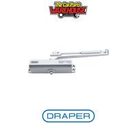 Draper 62892 Adjustable Automatic Door Closer For Doors Between 40Kg And 65Kg each