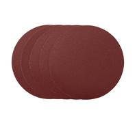 Draper Sanding Discs 63031, 200mm 120 Grit PSA, Pack of 5 (Red)