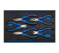 Draper 63215 Precision Plier Set in 1/4 Drawer EVA Insert Tray (5 Piece)