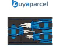 Draper 63262 Draper Expert Heavy Duty Plier Set in 1/4 Drawer EVA Insert Tray (3