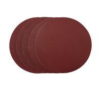 Draper 63265 Sanding Discs, 200mm, PSA, Assorted Grit - 40G, 80G, 120G, 240G (Pack of 5)