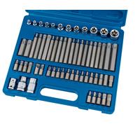Draper Expert Mechanics Socket & Bit Set 3/8" 1/2" Square Drive 61 Pieces
