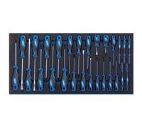 Draper 63406 Soft Grip Screwdriver Set in Full Drawer EVA Insert T...