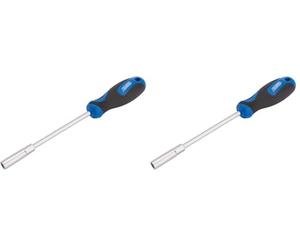 Draper 63499 Soft Grip Nut Spinner, 8 mm Size, Blue (Pack of 2)