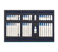 Draper 63515 Screwdriver Insert Bit Set In 1/4 Drawer Eva Insert Tray (40 Piece) per set