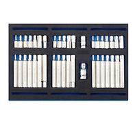 Draper 63515 Screwdriver Insert Bit Set In 1/4 Drawer Eva Insert Tray (40 Piece) per set