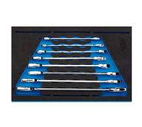 Draper 63524 Open Ended Spanner 8 Piece Set in 1/4 Drawer Eva Insert Tray
