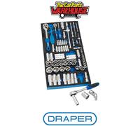 Socket Set in Full Drawer EVA Insert Tray, 1/4"", 3/8"", and 1/2"" (84 Piece)