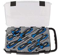 Draper 63569 Soft Grip Screwdriver 9 Piece Set, Blue