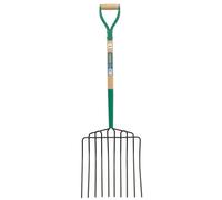 Draper 63578 10 Prong Manure Fork With Wood Shaft And Myd Handle each