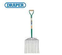 Draper 63578 10 Prong Manure Fork With Wood Shaft And Myd Handle each