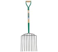 Draper 63578 10 Prong Manure Fork with Wood Shaft and MYD Handle