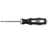 Draper 63595 Pound Thru Plain Slot Soft Grip Screwdriver, 2 x 250 mm