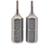 Draper 63944 Hexagonal Insert Bit 1.5Mm 1/4in Hex 25Mm Long (Pack Of 2) per pack