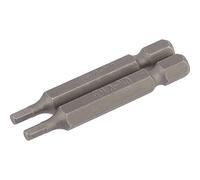 Draper Hex Screwdriver Bit Hex 5mm 25mm Pack of 2