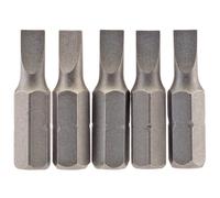 Draper 64008 Plain Slot Insert Bit 4.5 Mm 1/4in Hex 25Mm Long (Pack Of 5) per pack