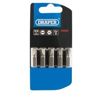Draper 64009 Plain Slot Insert Bit 5.5Mm 1/4in Hex 25Mm Long (Pack Of 5) per pack