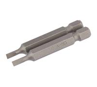 Draper 64012 Plain Slot Insert Bit 6.5Mm 1/4in Hex 25Mm Long (Pack Of 5) per pack