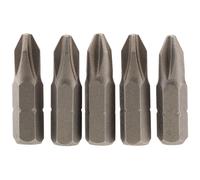 Draper 64018 Cross Slot Insert Bit 1/4in Hex 25Mm Long No.2 (Pack Of 5) per pack