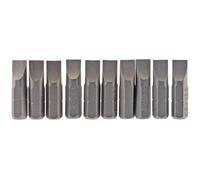 Draper 64034 Plain Slot Insert Bit 6.5Mm 1/4in Hex 25Mm Long (Pack Of 10) per pack
