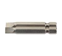 Draper 64096 6mm 1/4" Hex Plain Slot Insert Bit 50mm Long (2 Piece)