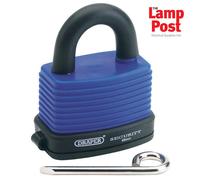 Resettable 4 Number Combination Laminated Steel Padlock and Bumper, 48mm