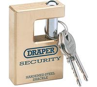 Draper 64203 High Security Brass Padlock 85 Millimeters