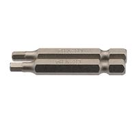 Draper 64254 4mm 1/4" Hex Hexagonal Insert Bit 50mm Long (2 Piece)
