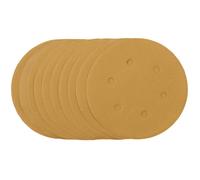 Draper Gold Hook and Loop Sanding Discs 150mm 150mm 240g Pack of 10