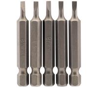 Draper 64267 Plain Slot Insert Bit 3Mm 1/4in Hex 50Mm Long (Pack Of 5) per pack