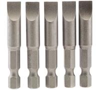 Draper 64280 Plain Slot Insert Bit 8Mm 1/4in Hex 50Mm Long (Pack Of 5) per pack
