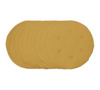 Draper Gold Hook and Loop Sanding Discs 150mm 150mm 400g Pack of 10