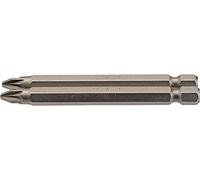 Draper 64312 No.2 1/4" Hex PZ Type Insert Bit 75mm Long (2 Piece)