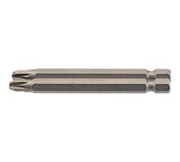 Draper 64313 No.3 1/4" Hex PZ Type Insert Bit 75mm Long (2 Piece)