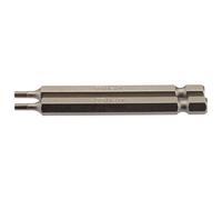 Draper 64319 Hexagonal Insert Bit 2.5Mm 1/4in Hex 75Mm Long (Pack Of 2) per pack