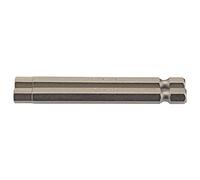 Draper 64340 Hexagonal Insert Bit 6Mm 1/4in Hex 75Mm Long (Pack Of 2) per pack