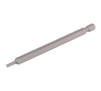 Draper 64341 Plain Slot Insert Bit 3Mm 1/4in Hex 100Mm Long (Pack Of 1) each