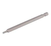 Draper Hex Screwdriver Bit Hex 3mm 100mm Pack of 1