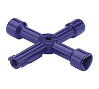 Draper 65393 4 Way Service Utility Key , Blue
