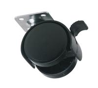 Draper Twin Nylon Wheeled Castor and Brake 40mm