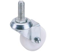 Draper 65500 75mm Dia. Swivel Bolt Fixing Nylon Wheel - S.w.l. 70kg