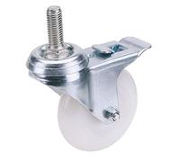 Draper 65501 75 mm-Diameter Nylon Castor Bolt Fixing