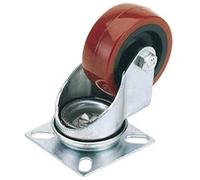 Draper 65508 50mm Dia. Swivel Plate Fixing Polyurethane Wheel-S.W.L. 50Kg 50 mm