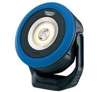 Draper 65688 COB LED SMD LED Wireless/USB Rechargeable Mini Flood Light, 7W, 120 Lumens, USB-C Cable Supplied Black One Size
