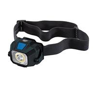 Draper 65689 COB LED SMD LED Wireless/USB Rechargeable Head Torch, 6W, 400 Lumens, USB-C Cable Supplied Black One Size