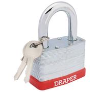 Draper Padlock Redline 68807 – Laminated Steel – 65 mm – Each