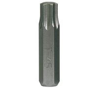 Draper 8mm Hex Shank Impact Torx Screwdriver Bit T45 25mm Pack of 1
