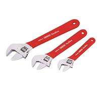 Draper 67634 Soft Grip Adjustable Wrench Set (3-Piece)