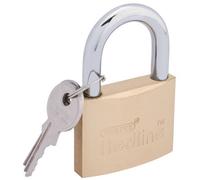 Draper 68023 50mm Redline Brass Padlock With Keys